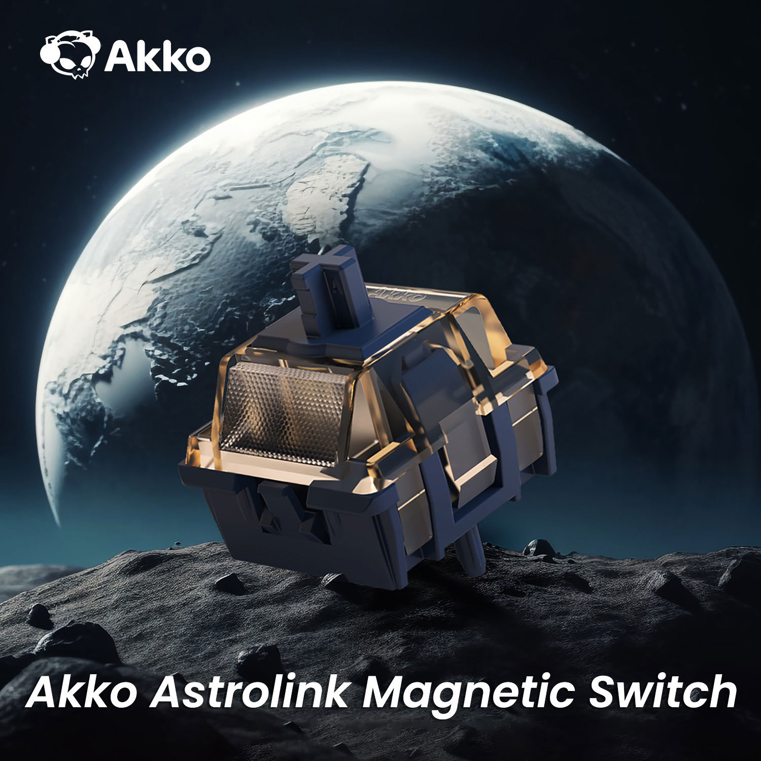 Gaming Keyboard Magnetic Switches - Akko Astrolink สวิทช์แม่เหล็กความแม่นยําสูง 36gf Linear Switch