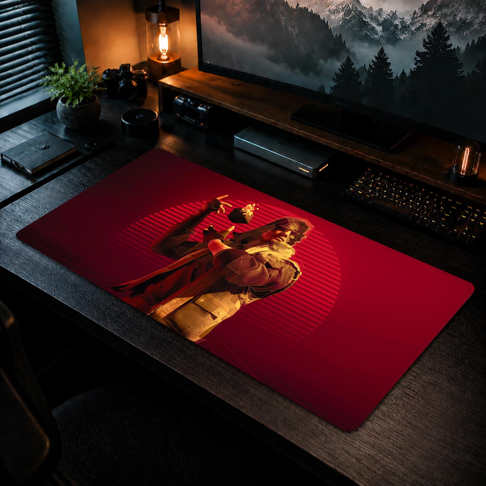 Gaming Keyboard High Ground - แผ่นรองเมาส์ The Finals สำหรับเล่นเกมส์ แผ่นรองโต๊ะกันลื่น DIY