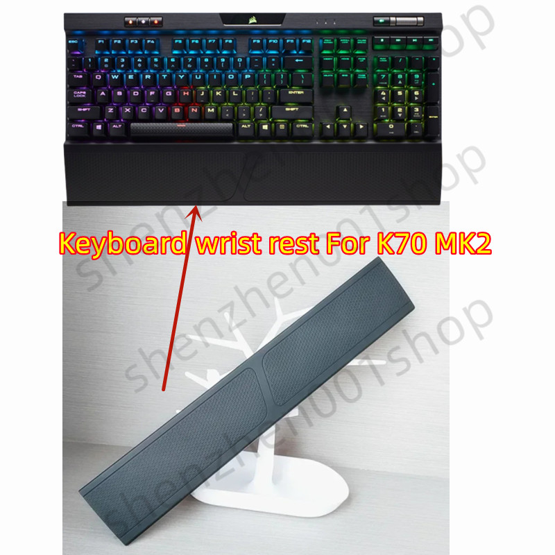 Gaming Keyboard Corsair - แผ่นรองข้อมือคีย์บอร์ดป้องกันฝ่ามือสำหรับคอร์แซร์ K70 MK2(ไม่เข้ากันได้กับ K70 MK2 RGB