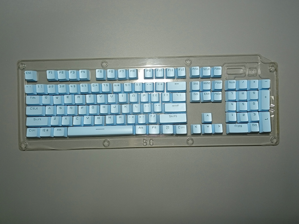 Gaming Keyboard Corsair - Corsair PBT ปุ่มกดโปร่งใสสําหรับ K70 K65 K68