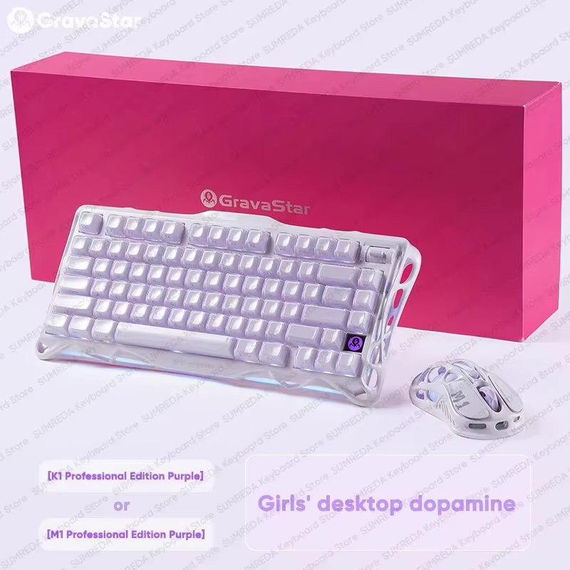 Gaming Keyboard Mouse Wireless - กราวาสตาร์ เอ็ม 1 เอ็ม 2 เมาส์ไร้สายหรือเมอร์คิวรี่