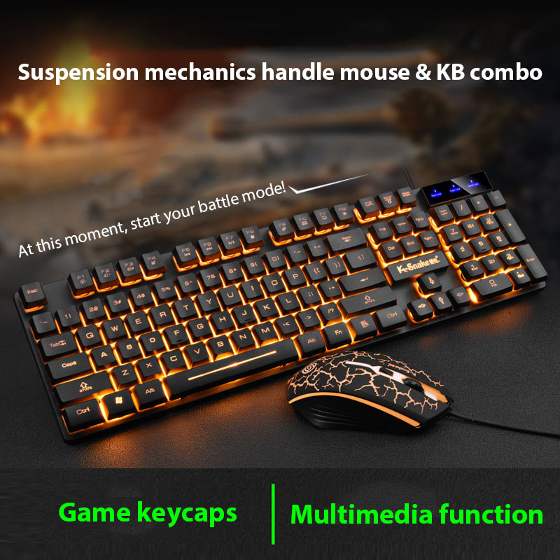 KM320 ชุดคีย์บอร์ดและเมาส์กันน - Gaming Keyboard And Mouse Set บทวิจารณ์และราคา