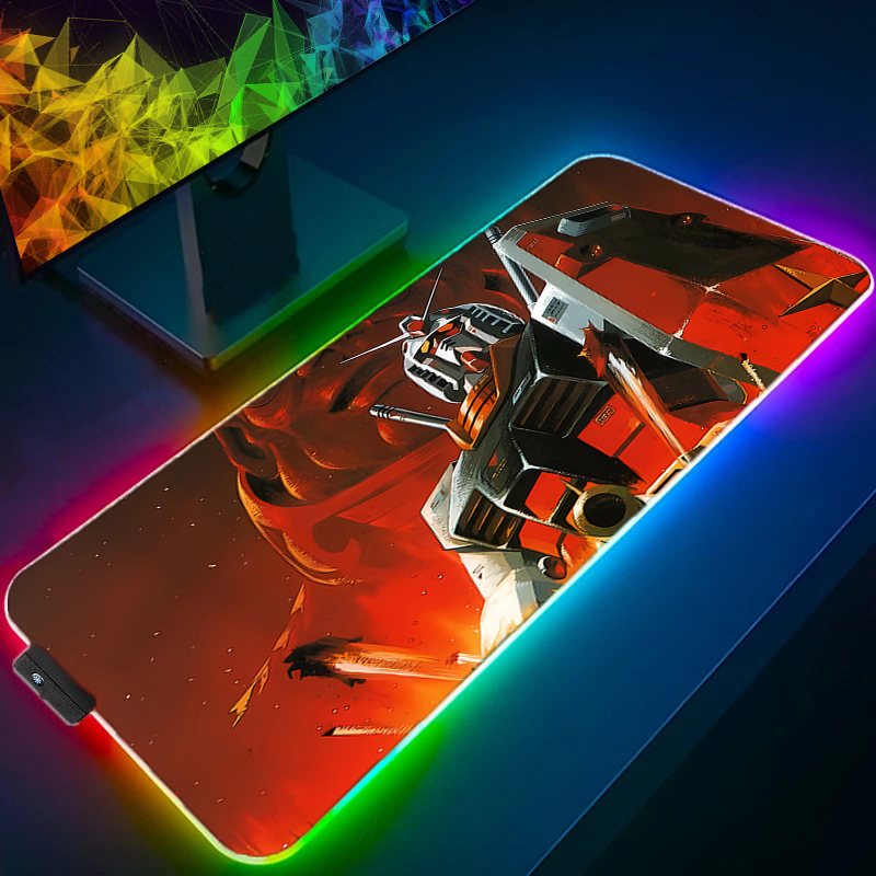 RGB คาวาอิแผ่นรองเมาส์อะนิเมะก - Gaming Keyboard And Mouse Mobile บทวิจารณ์และราคา
