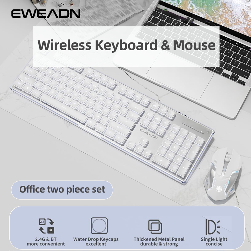 EWEADN V3 ชุดแป้นพิมพ์และเมาส์ - Gaming Keyboard Mouse Wireless บทวิจารณ์และราคา