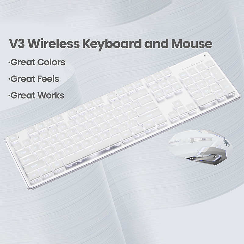 EWEADN V3 ชุดแป้นพิมพ์และเมาส์ - Gaming Keyboard Mouse Wireless บทวิจารณ์และราคา