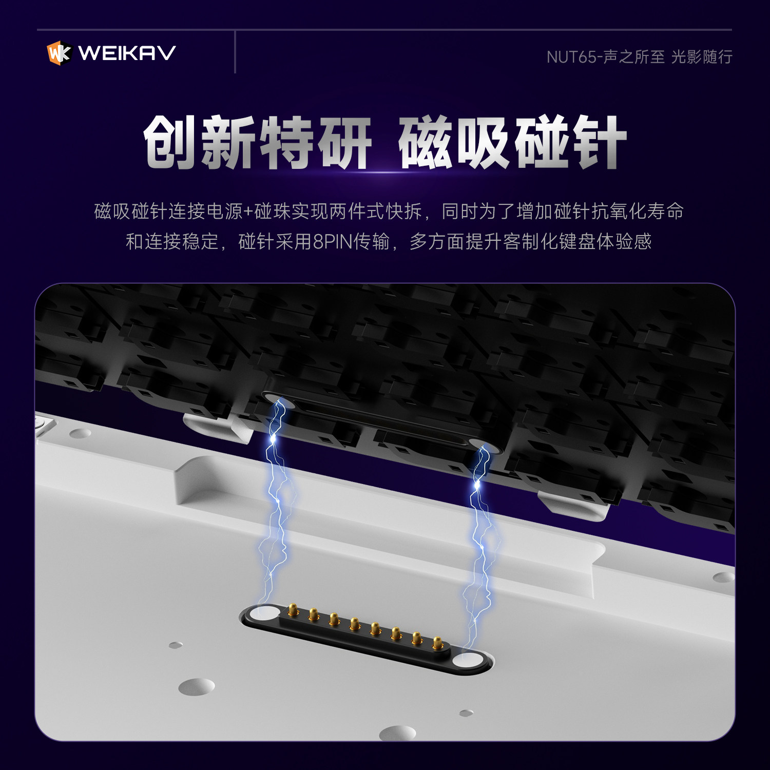ใหม่วีคาฟ นัท 65 อลูมิเนียมคีย - Gaming Keyboard Wireless บทวิจารณ์และราคา