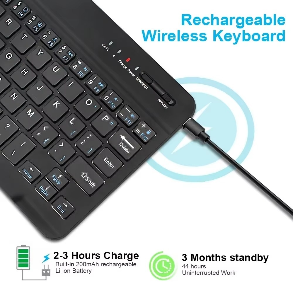 บลูทูธ 5.0 คีย์บอร์ดไร้สาย 200 - Gaming Keyboard Wireless บทวิจารณ์และราคา