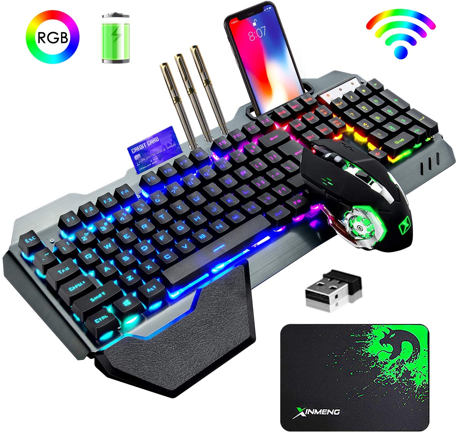 K680 คีย์บอร์ดเกมไร้สายและเมาส - Gaming Keyboard Mouse Wireless บทวิจารณ์และราคา