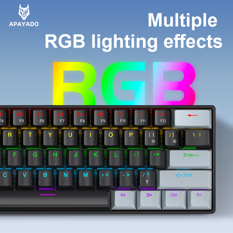APAYADO K61 Mini Mechanical Ke - Gaming Keyboard And Mouse Set บทวิจารณ์และราคา