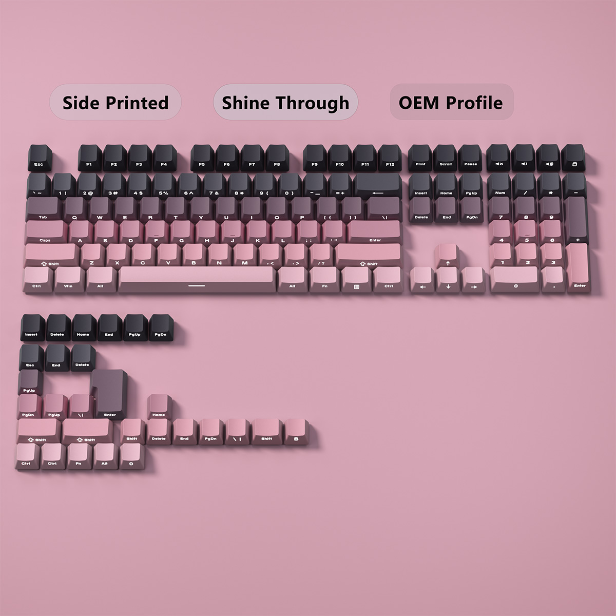 คีย์แคปสีไล่เฉด พิมพ์ลายด้านข้ - Gaming Keyboard Typewriter บทวิจารณ์และราคา