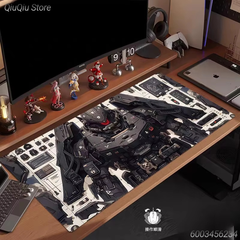 แผ่นรองเมาส์หนังลายการ์ตูน Gun - Gaming Keyboard Typewriter บทวิจารณ์และราคา