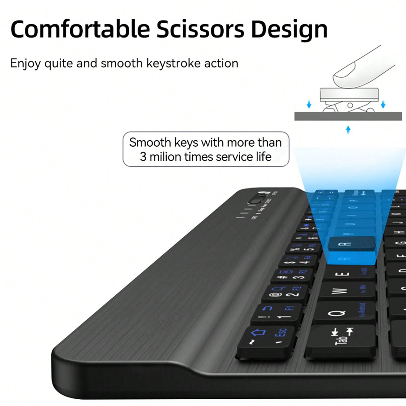 คีย์บอร์ดหลายภาษาสําหรับแท็บเล - Gaming Keyboard Mouse Wireless บทวิจารณ์และราคา
