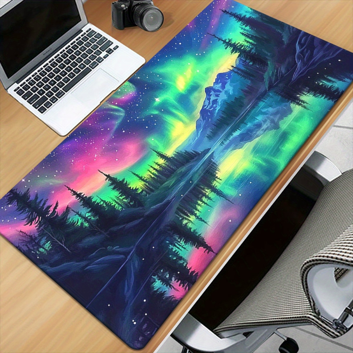 แผ่นรองเมาส์ลายคลื่นสีสันสดใส  - Gaming Keyboard Brand บทวิจารณ์และราคา