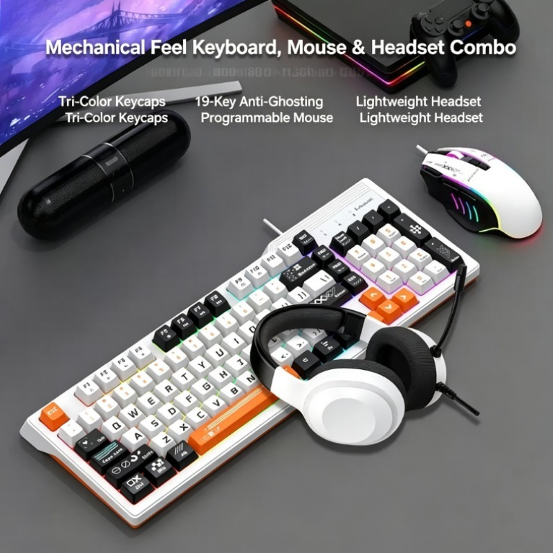 ชุดคีย์บอร์ด เมาส์ และหูฟังเกม - Gaming Keyboard And Mouse Set บทวิจารณ์และราคา