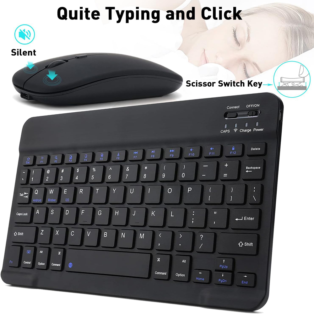 10 นิ้วคีย์บอร์ดไร้สายบลูทูธมิ - Gaming Keyboard Wireless บทวิจารณ์และราคา