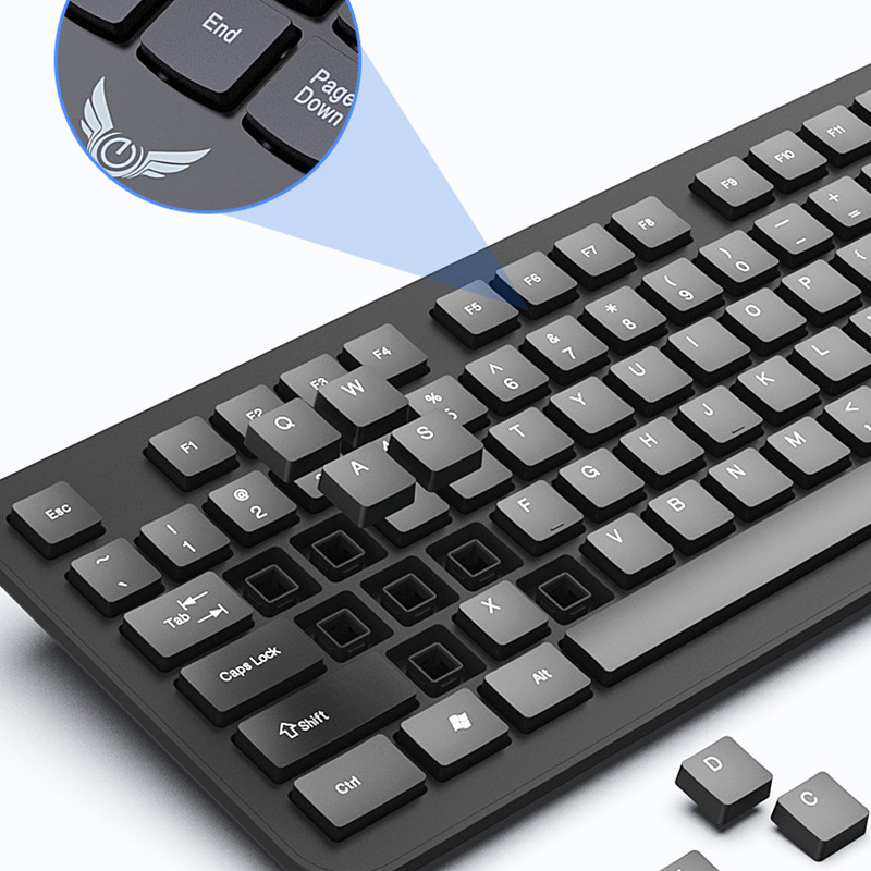ชุดคีย์บอร์ดไร้สาย 2.4G เมาส์  - Gaming Keyboard Mouse Wireless บทวิจารณ์และราคา