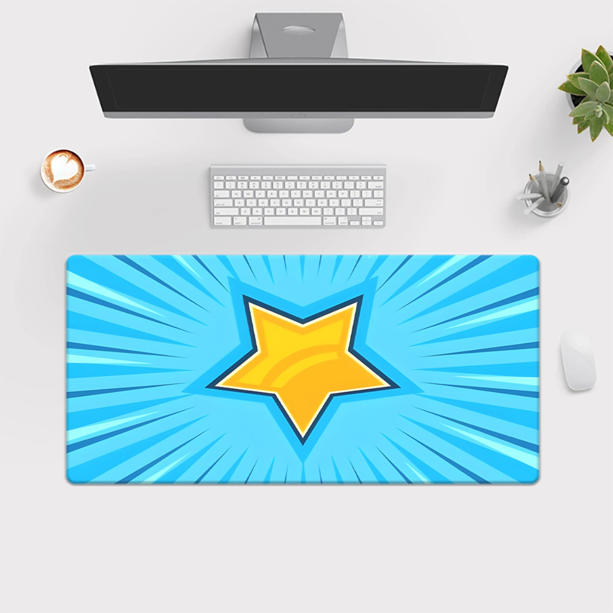 แผ่นรองเมาส์ Brand Star Burst  - Gaming Keyboard Brand บทวิจารณ์และราคา