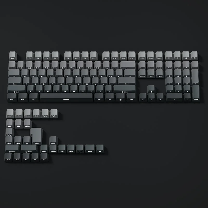 คีย์แคปแบบไล่เฉดสี 130 ชิ้น พิ - Gaming Keyboard Typewriter บทวิจารณ์และราคา