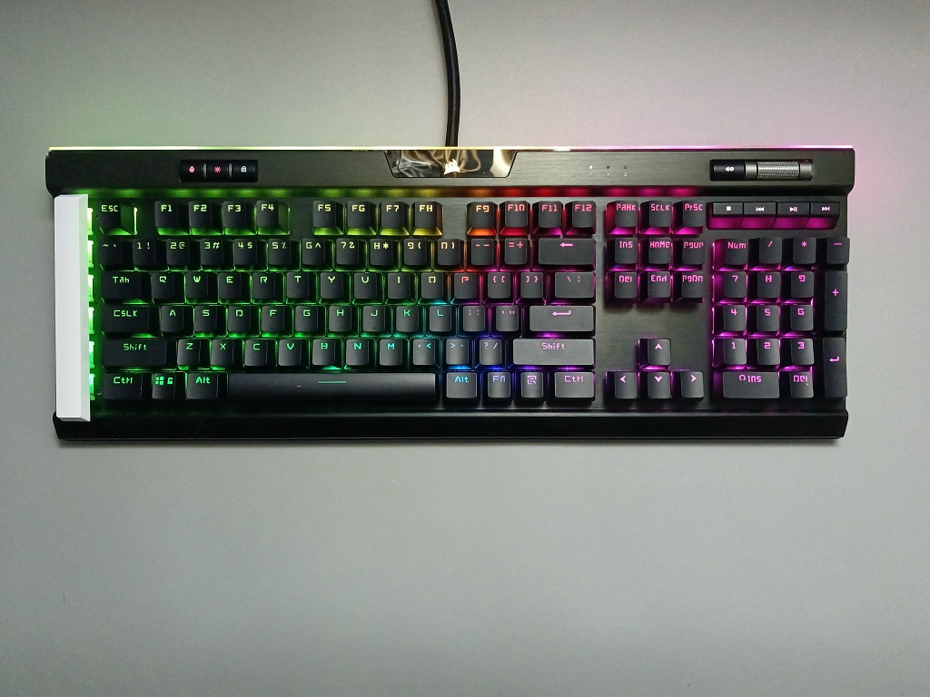 Corsair PBT ปุ่มกดโปร่งใสสําหร - Gaming Keyboard Corsair บทวิจารณ์และราคา