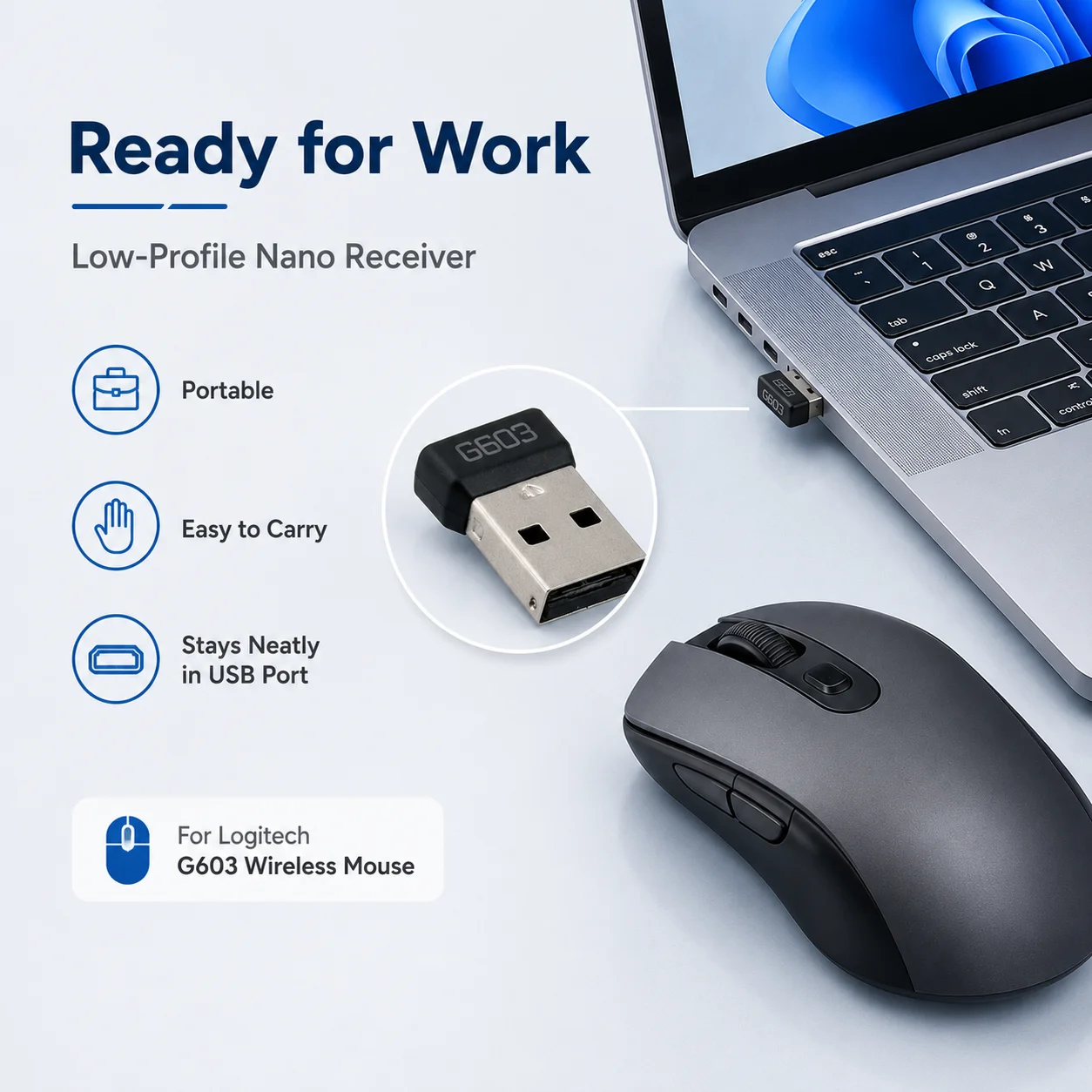 ตัวรับสัญญาณ USB สำหรับเมาส์ไร - Gaming Keyboard Mouse Wireless บทวิจารณ์และราคา