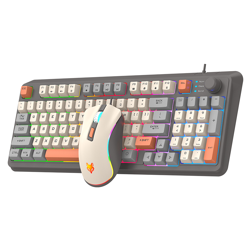 K820 USB เกมคีย์บอร์ดเมาส์ชุด  - Gaming Keyboard Mouse Wireless บทวิจารณ์และราคา