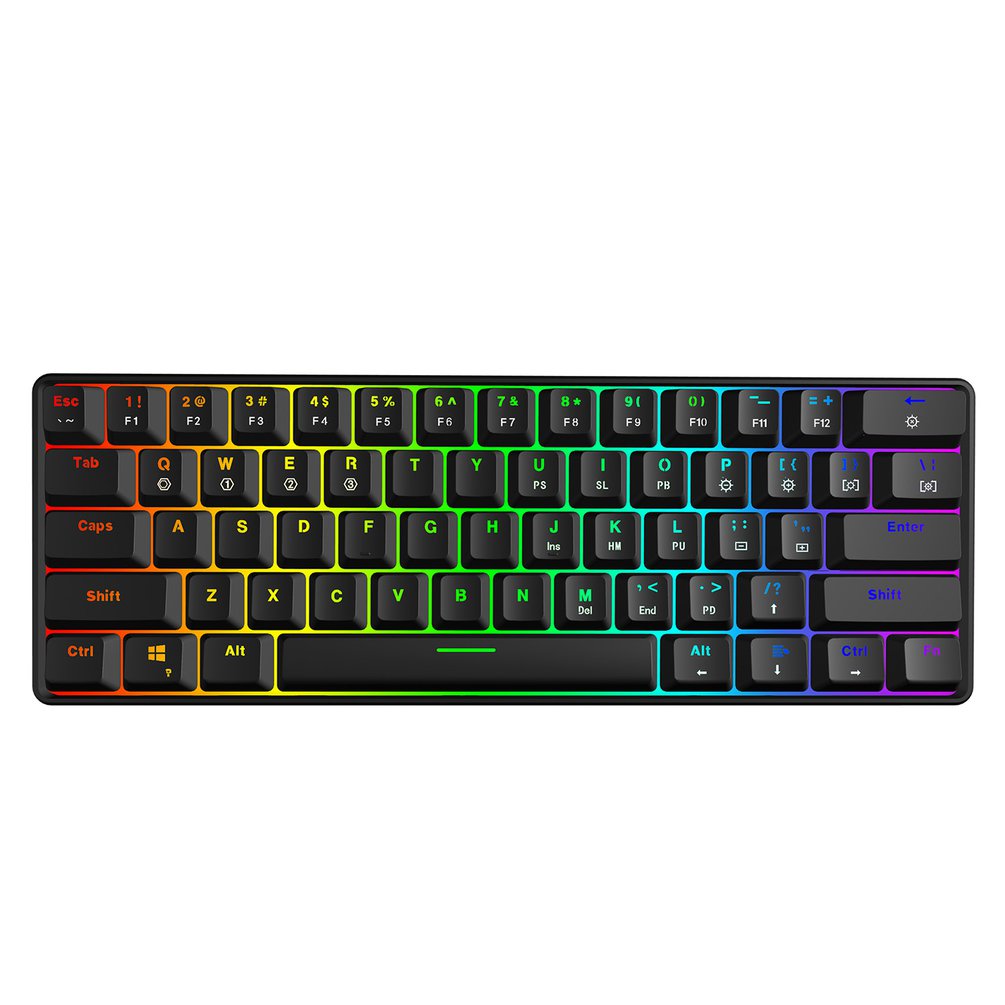 SKYLOONG GK61 Mini แบบพกพา 60% - Gaming Keyboard Bundle บทวิจารณ์และราคา