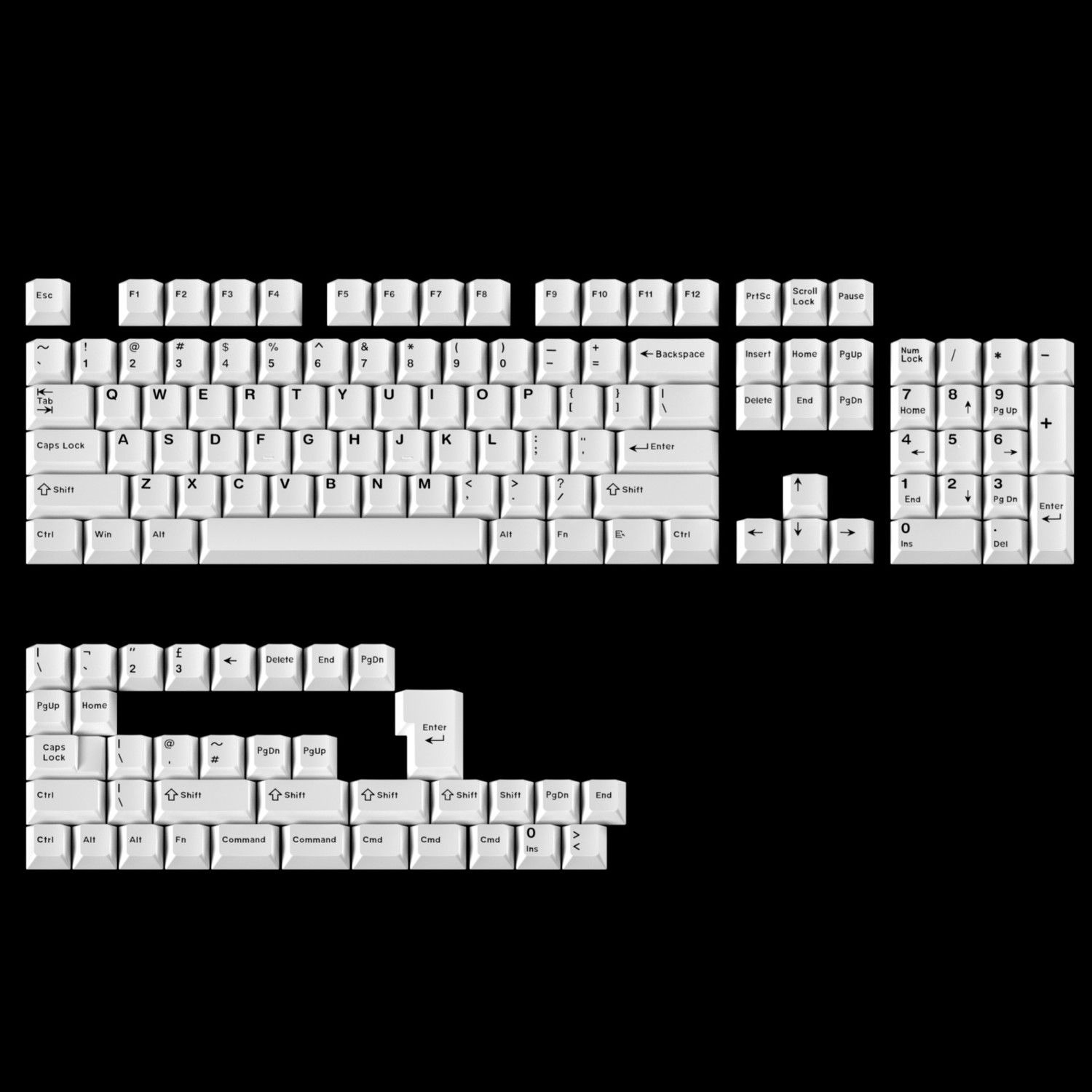 คีย์แคปสีขาวล้วนสไตล์มินิมอล โ - Gaming Keyboard Bundle บทวิจารณ์และราคา