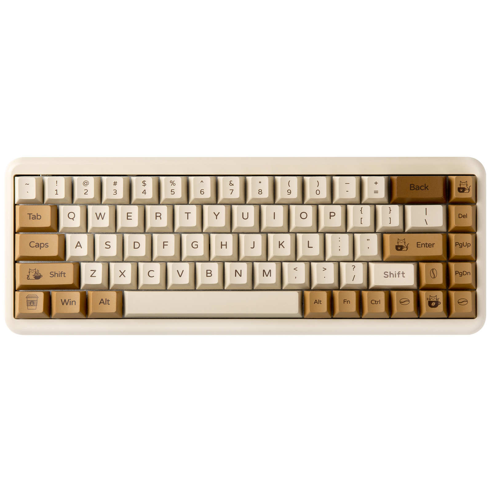 คีย์แคป YUNZII Coffee Cat PBT, - Gaming Keyboard Bundle บทวิจารณ์และราคา