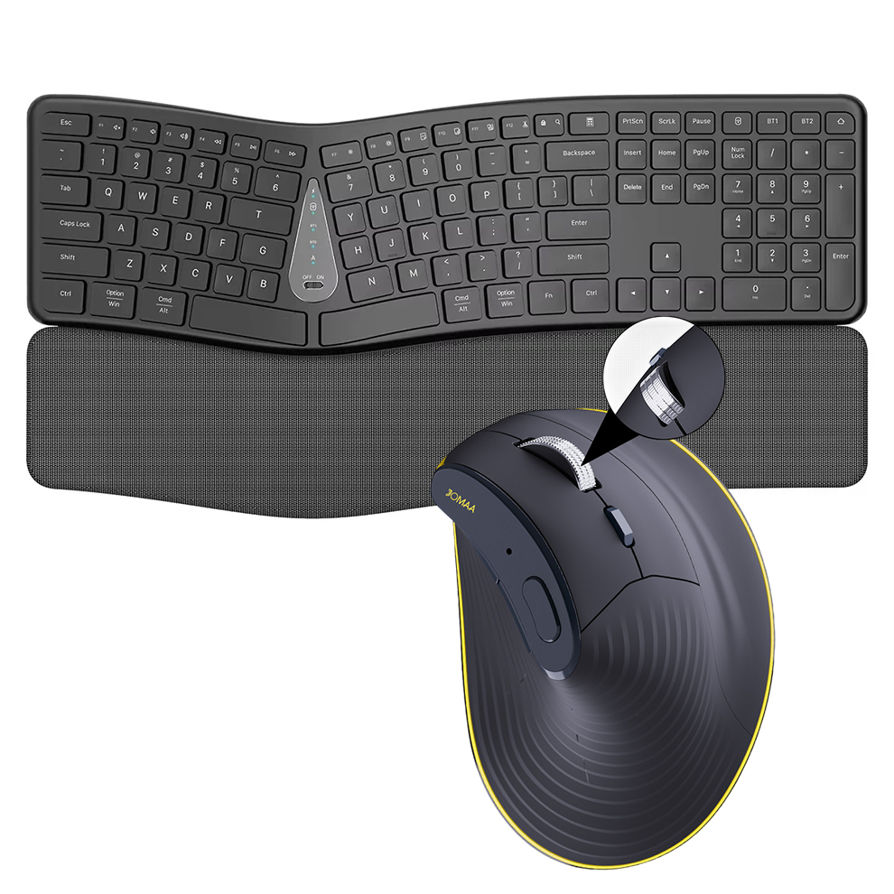 ชุดคีย์บอร์ดและเมาส์ไร้สาย 2.4 - Gaming Keyboard Mouse Wireless บทวิจารณ์และราคา