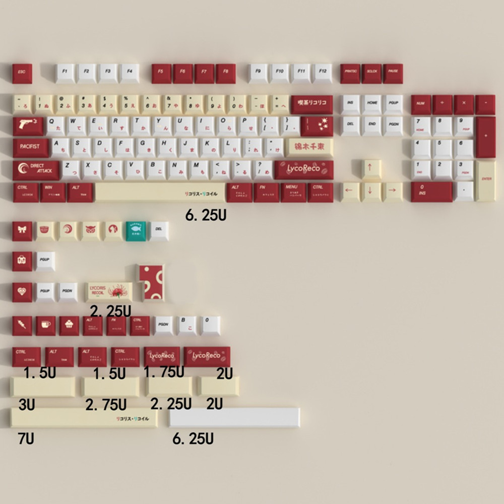 คีย์แคปอะนิเมะ Lycoris Recoil  - Gaming Keyboard Brand บทวิจารณ์และราคา